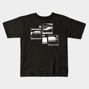 HONDA NSX Black 'N White Archive (Black Version) Kids T-Shirt